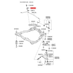 Втулка стабілізатора 54815-2D000 Mobis