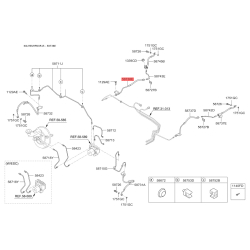 Шланг тормозной правый 58738-4L000 Mobis
