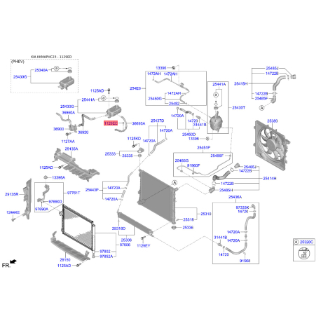 Болт тормозной системы 11293-06146B Mobis - 1129306146B - схема с каталога 1129ED, KKMAPHC23 1129306146B