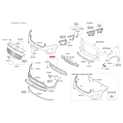 Решетка радиатора 86560-C5020 Mobis