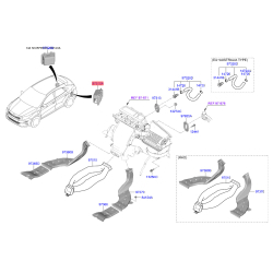 Решітка (клапан) багажника ліва 97530-G2000 Mobis