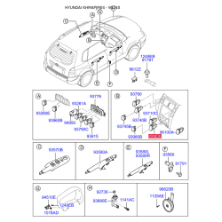 Выключатель 93740-2E001CA Mobis