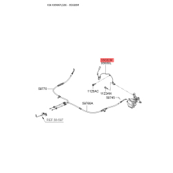 Датчик частоти обертання колеса (ABS) задній правий 95680-2F100 Mobis