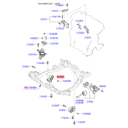 Подушка двигуна 21910-2F010 Mobis