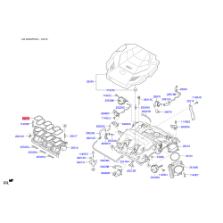 Прокладка впускного коллектора 29215-3CFA1 Mobis