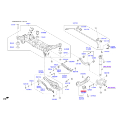 Сайлентблок заднього поздовжнього важеля лівий 55290-C2100 Mobis