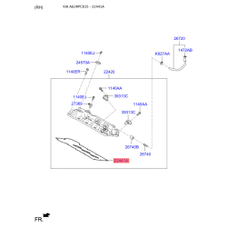 Прокладка клапанної кришки права 22441-3CGA1 Mobis