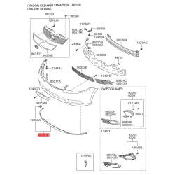 Спойлер 86590-1M000 Mobis