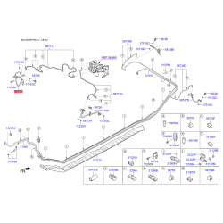 Шланг тормозной передний правый 58732-2T500 Mobis