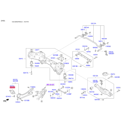 Сайлентблок заднего продольного рычага правый 55275-2W000 Mobis