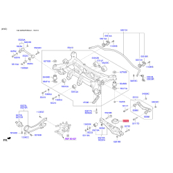 Прокладка задньої пружини нижня (на важіль) 55323-2W100 Mobis