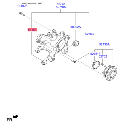 Сайлентблок рычага 52740-D4500 Mobis