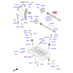 Розподільний вал 24210-2E300 Mobis