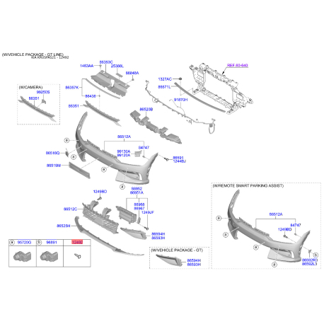 Винт обивки салона 12493-05127E Mobis - 1249305127E - схема с каталога 12492, KRUSPAS21 1249305127E