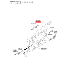 Система керування ручки дверей 82652-1M020 Mobis