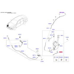 Датчик, рівень рідини в омивачі 98520-D4000 Mobis