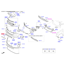 Решетка радиатора 86560-2WAA0 Mobis