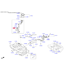 Датчик, запас топлива 94460-3K000 Mobis