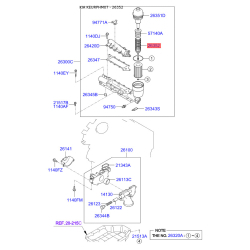 Датчик давления воздуха в шинах 26352-3C250 Mobis