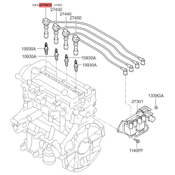 Провода высоковольтные 27420-03100 Mobis