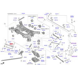 Болт поперечного рычага 55117-3F200 Mobis
