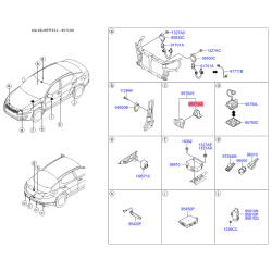 Датчик, система допомоги при паркуванні 95721-2T1003D Mobis