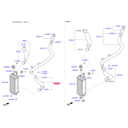 Трубка нагнетаемого воздуха 28273-2A820 Mobis