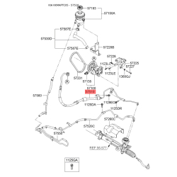 Гідравлічний шланг, кермо 57510-1G000 Mobis