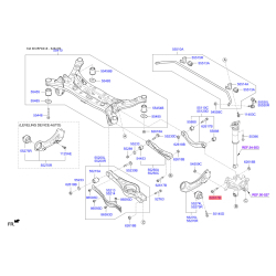 Болт кріплення заднього амортизатора 62617-3S000 Mobis