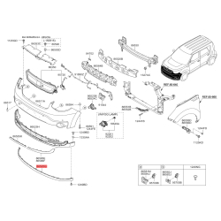 Спойлер 86525-E4000 Mobis