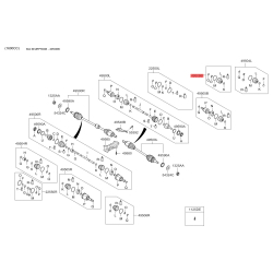 Чохол півосі (пильник) приводного валу лівий 49595-2V1A5 Mobis
