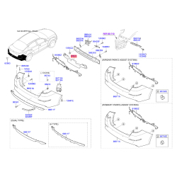 Гаситель, буфер 86620-2T500 Mobis