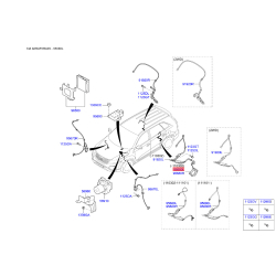 Датчик частоты вращения колеса (ABS) задний левый 95680-3J000 Mobis