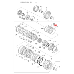 Манжета (сальник) розподілвала 0K30E-10602 Mobis