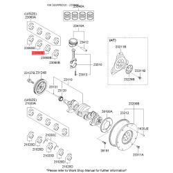 Вкладыши шатунные 23060-23640 Mobis