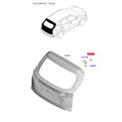 Болт петли двери (боковой и крышки багажника) 79359-38000 Mobis