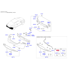 Датчик, система помощи при парковке 95720-1M100 Mobis