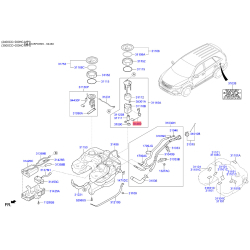 Датчик, запас топлива 94460-2P900 Mobis