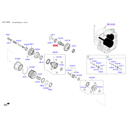 Підшипник АКПП 45738-23000 Mobis