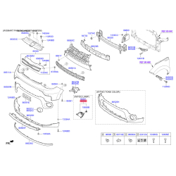 Фара противотуманная правая 92202-B2500 Mobis