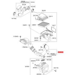 Шланг, система подачи воздуха 28210-2G100 Mobis
