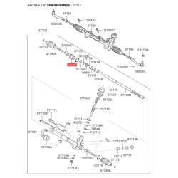 Втулка (подушка) крепления рулевого механизма 57753-2G000 Mobis