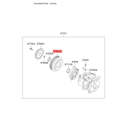 Шків компресора кондиціонера 97643-1D000 Mobis