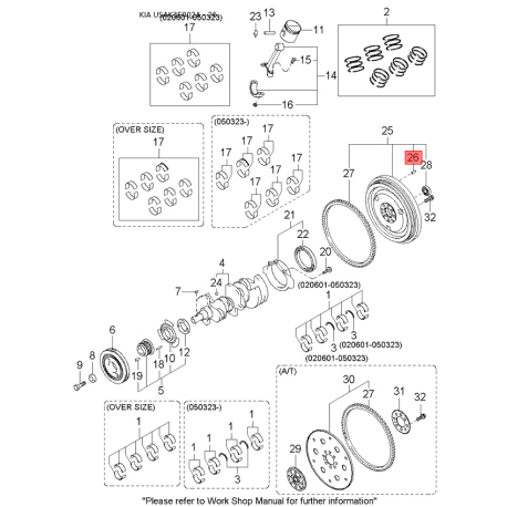 Датчик положения дроссельной заслонки 35102-39000 Mobis - 3510239000 - схема с каталога 26, USAK3E002A 3510239000