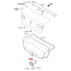 Замок крышки багажника 81230-1W020 Mobis