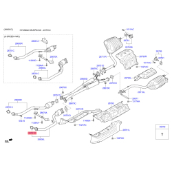 Прокладка труби вихлопного газу 28751-2B250 Mobis