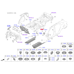 Болт петли капота 11293-08201 Mobis