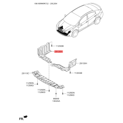Защита двигателя / поддона двигателя правая 29120-A7000 Mobis