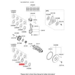 Вкладыши коренные 21020-26455 Mobis