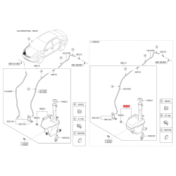 Бачок омывателя 98620-1M100 Mobis